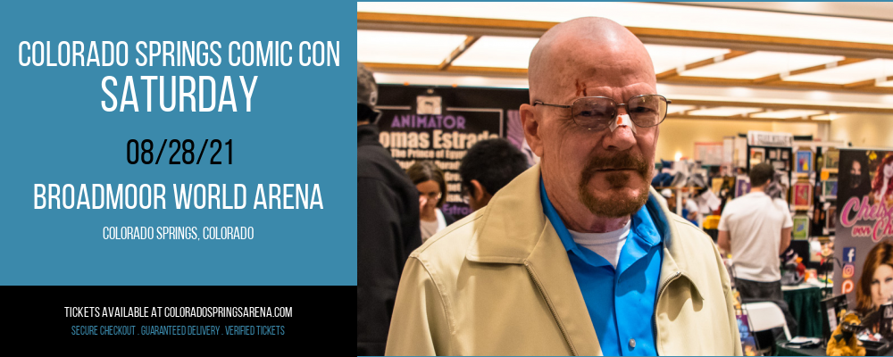 Colorado Springs Comic Con - Saturday at Broadmoor World Arena tickets Colorado Springs Comic Con - Saturday at Broadmoor World Arena
