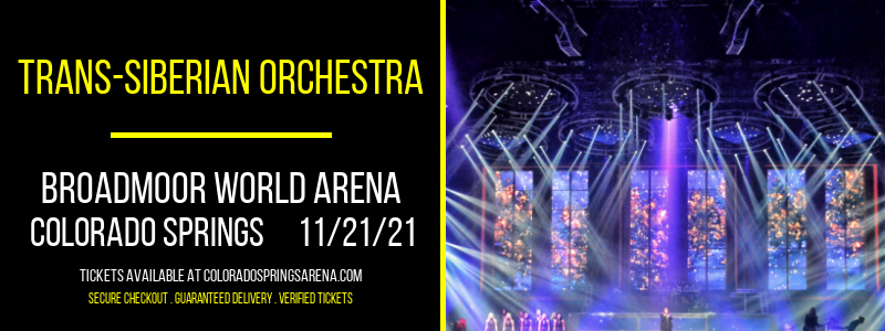 Trans-Siberian Orchestra at Broadmoor World Arena tickets Trans-Siberian Orchestra at Broadmoor World Arena