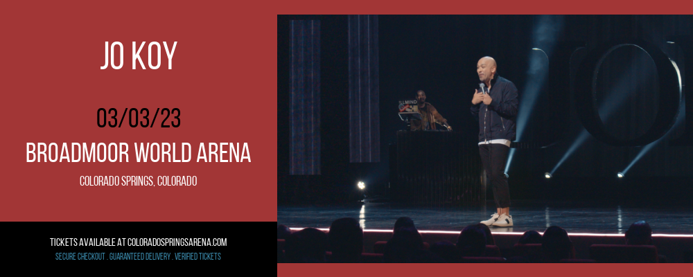 Jo Koy at Broadmoor World Arena tickets Jo Koy at Broadmoor World Arena
