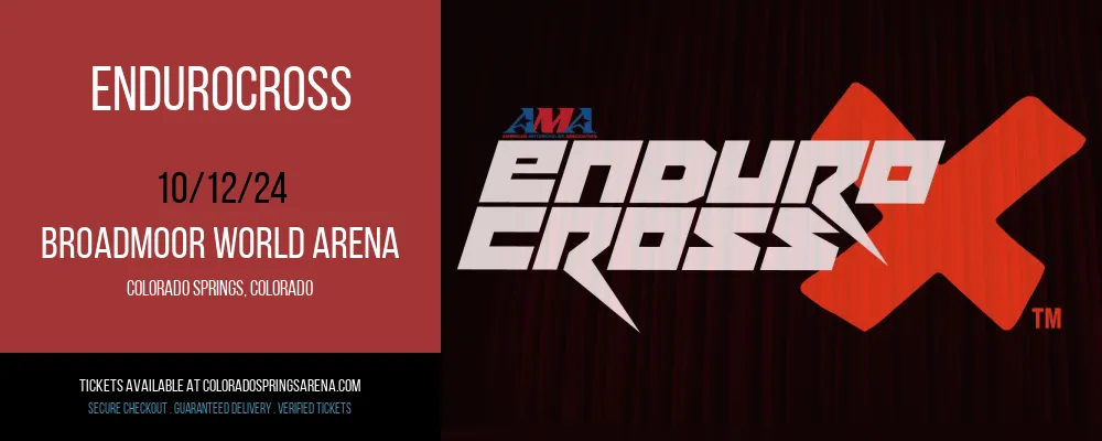 Endurocross at Broadmoor World Arena