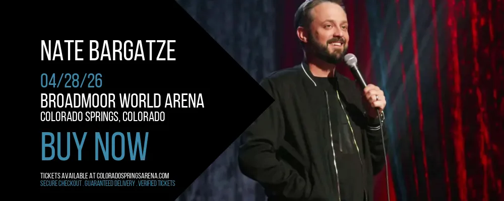 Nate Bargatze at Broadmoor World Arena